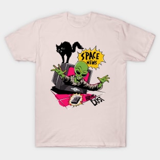 Aliens Exist (Blink 182) - Space News T-Shirt